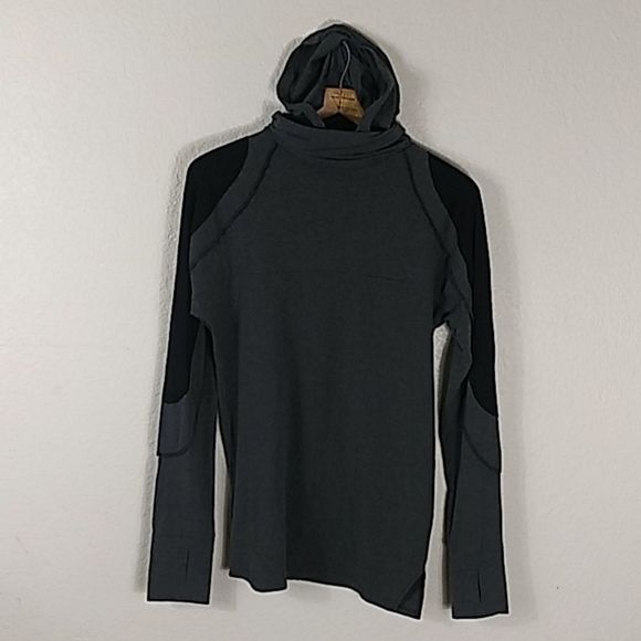 MDNT45 Men’s Long Sleeve Hooded Face Cover Shirt Handmade Ninja Style Sweatshirt - Picture 6 of 16